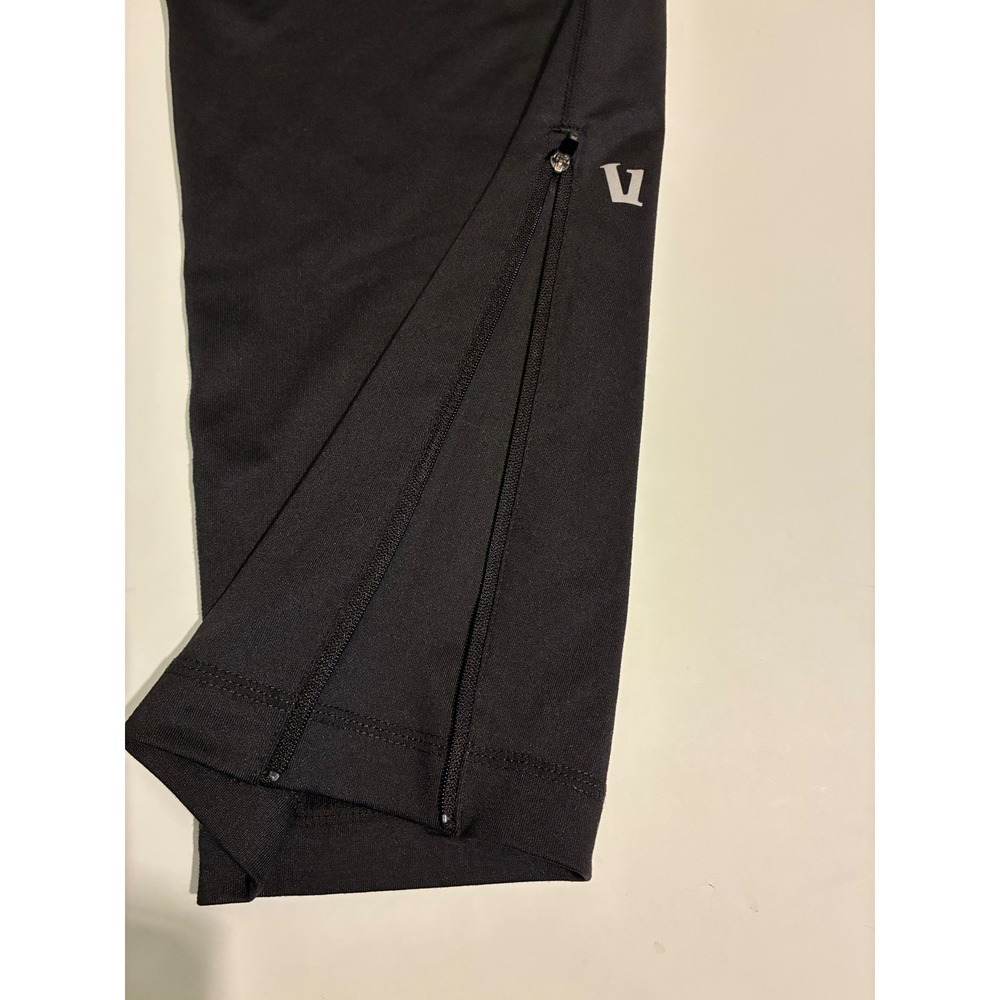 Vuori Mens XL Sunday Performance Track Pants Black Ankle Zip Joggers V454 - Picture 8 of 12